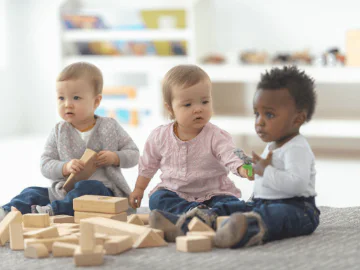 toddlers playing together