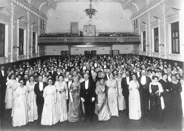 First Mayoral ball in the Midland Town Hall, 1912