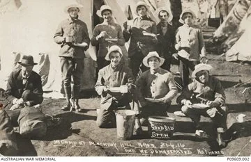 WWI recruits at Blackboy Hill, 1916